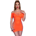 CHILIROSE - ROBE CR 4704 ORANGE S/M-CHILIROSE DRESSES-sextoys-lingerie-bdsm-hygiène-sexshop