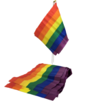 FIERTÉ – DRAPEAU LGBT PETIT DRAPEAU BANNIÈRE