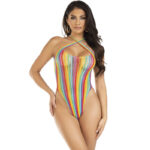 LEG AVENUE – BODY CROISÉ MULTICOLORE