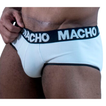 MACHO - MS30BL SLIP BLANC L-MACHO UNDERWEAR-sextoys-lingerie-bdsm-hygiène-sexshop