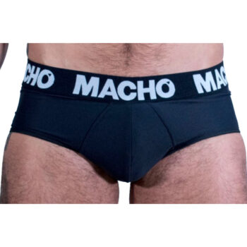 MACHO - MS30NG SLIP NOIR L-MACHO UNDERWEAR-sextoys-lingerie-bdsm-hygiène-sexshop