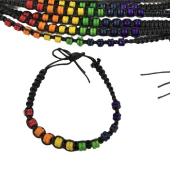 PRIDE - BRACELET BEADS LGBT FLAG-PRIDE-sextoys-lingerie-bdsm-hygiène-sexshop