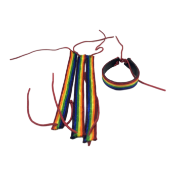 PRIDE - LGTB FLAG LEATHER BRACELET-PRIDE-sextoys-lingerie-bdsm-hygiène-sexshop