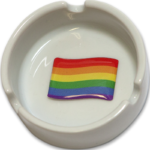 PRIDE – ROUND LGBT FLAG CANDLESTICK 8 mm