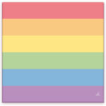 PRIDE – SET 20 SERVIETTES DRAPEAU LGBT