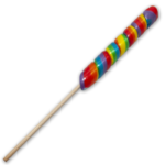 PRIDE – SMALL LOLLIPOP WITH THE LGBT FLAG FOR CHULO