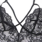 SUBBLIME – COSTUME DE POLICE CORPS EN DENTELLE NOIR S/M