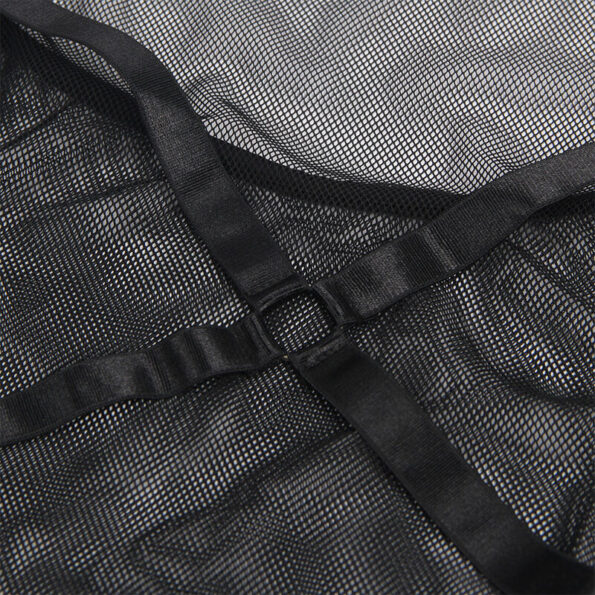 SUBLLIME - ROBE TRANSPARENTE  COL DOS NOIR L/XL-SUBBLIME DRESSES-sextoys-lingerie-bdsm-hygiène-sexshop