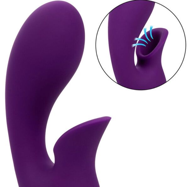 CALEXOTICS - STIMULATEUR ET SUCKER HUNTINGTON BEACH HEARTBREAKER VIOLET PAR CALIFORNIA DREAMING-CALEXOTICS-sextoys-lingerie-bdsm-hygiène-sexshop