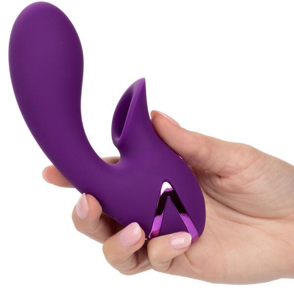 CALEXOTICS - STIMULATEUR ET SUCKER HUNTINGTON BEACH HEARTBREAKER VIOLET PAR CALIFORNIA DREAMING-CALEXOTICS-sextoys-lingerie-bdsm-hygiène-sexshop