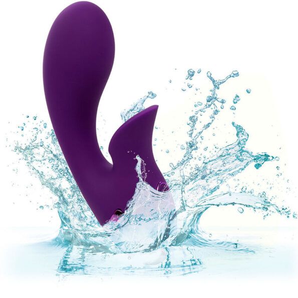 CALEXOTICS - STIMULATEUR ET SUCKER HUNTINGTON BEACH HEARTBREAKER VIOLET PAR CALIFORNIA DREAMING-CALEXOTICS-sextoys-lingerie-bdsm-hygiène-sexshop