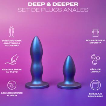 DUREX - TOY SET PLUG ANAL DEEP & DEEPER-DUREX TOYS-sextoys-lingerie-bdsm-hygiène-sexshop