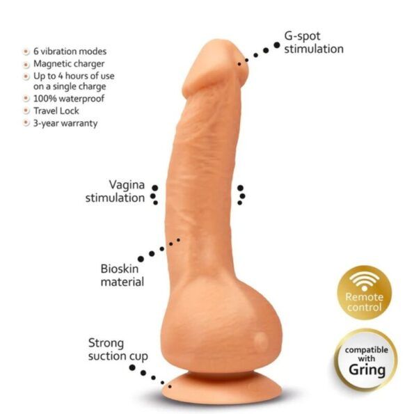 G-VIBE - VIBRATEUR RÉALISTE GREAL 2 NATUREL-G-VIBE-sextoys-lingerie-bdsm-hygiène-sexshop