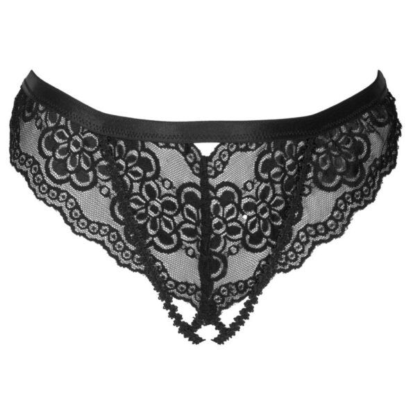 LIVCO CORSETTI FASHION - CULOTTE OKSURIN SANS CROTCHLESS NOIR-LIVCO CORSETTI PANTIES-sextoys-lingerie-bdsm-hygiène-sexshop