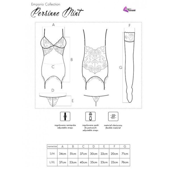 LIVCO CORSETTI FASHION - PERSINNE MIT EMPORIO ENSEMBLE CORSET + CULOTTE + BAS-LIVCO CORSETTI SETS-sextoys-lingerie-bdsm-hygiène-sexshop