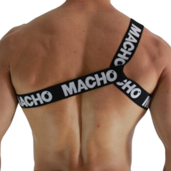 MACHO - HARNAIS ROMAIN BLANC S/M-MACHO UNDERWEAR-sextoys-lingerie-bdsm-hygiène-sexshop