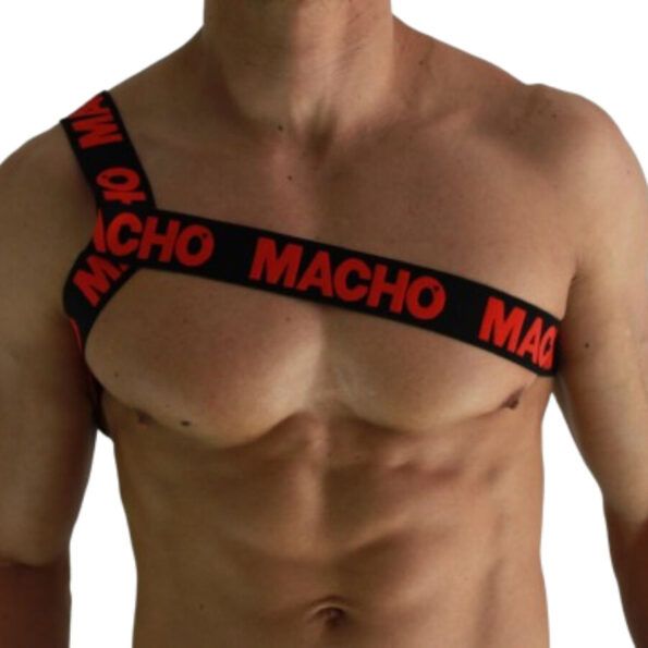 MACHO - HARNAIS ROMAIN ROUGE L/XL-MACHO UNDERWEAR-sextoys-lingerie-bdsm-hygiène-sexshop