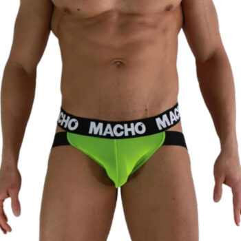 MACHO - JOCK MX28FA JAUNE XL-MACHO UNDERWEAR-sextoys-lingerie-bdsm-hygiène-sexshop