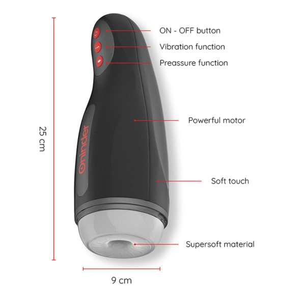 ONINDER - MASTURBATEUR MASCULIN RECHARGEABLE SEOUL 10 VITESSES - APPLICATION GRATUITE-ONINDER-sextoys-lingerie-bdsm-hygiène-sexshop