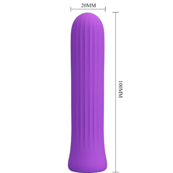 PRETTY LOVE - VIBRATEUR STIMULATEUR BLANCHE LILAS-PRETTY LOVE HIGH GRADE-sextoys-lingerie-bdsm-hygiène-sexshop