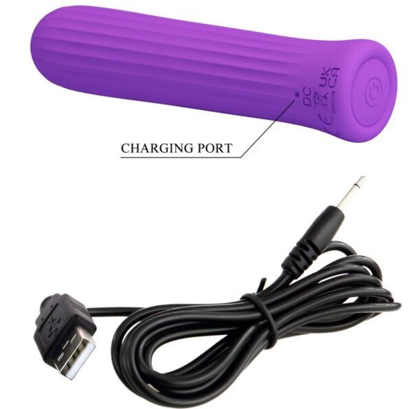 PRETTY LOVE - VIBRATEUR STIMULATEUR BLANCHE LILAS-PRETTY LOVE HIGH GRADE-sextoys-lingerie-bdsm-hygiène-sexshop