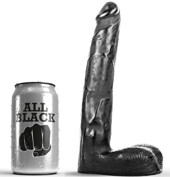 ALL BLACK - GODE RÉALISTE 21 CM-ALL BLACK-sextoys-lingerie-bdsm-hygiène-sexshop
