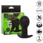 CALEXOTICS - ROCK BOTTOM PLUG ANAL 10 VIBRATIONS SILICONE NOIR-CALEXOTICS-sextoys-lingerie-bdsm-hygiène-sexshop