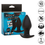 CALEXOTICS - ROCK BOTTOM PLUG ANAL PARFAIT 10 VIBRATIONS SILICONE NOIR-CALEXOTICS-sextoys-lingerie-bdsm-hygiène-sexshop