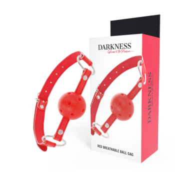 DARKNESS - BÂTON RESPIRANT ROUGE-DARKNESS BONDAGE-sextoys-lingerie-bdsm-hygiène-sexshop
