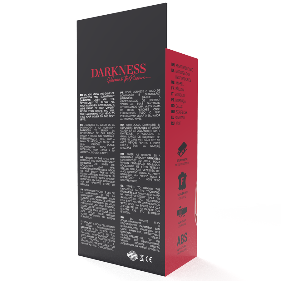 DARKNESS - BÂTON RESPIRANT ROUGE DARKNESS - BÂTON RESPIRANT ROUGE-DARKNESS BONDAGE-sextoys-lingerie-bdsm-hygiène-sexshop