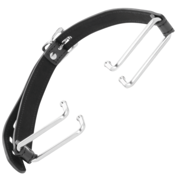 DARKNESS - GAG AVEC CROCHET NOIR-DARKNESS BONDAGE-sextoys-lingerie-bdsm-hygiène-sexshop