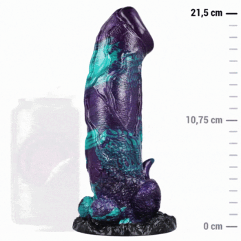 EPIC - GODE BASILIC DOUBLE PLAISIR ÉCAILLEUX GRANDE TAILLE-EPIC-sextoys-lingerie-bdsm-hygiène-sexshop