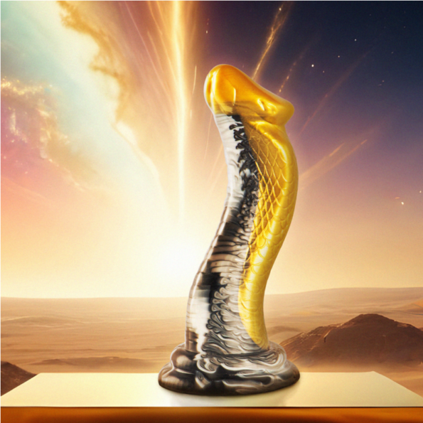 EPIC - GODE DRAKON COBRA JAUNE-EPIC-sextoys-lingerie-bdsm-hygiène-sexshop