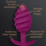 G-VIBE – GPLUG TWIST 2 PLUG ANAL VIOLET