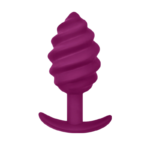 G-VIBE - GPLUG TWIST 2 PLUG ANAL VIOLET-G-VIBE-sextoys-lingerie-bdsm-hygiène-sexshop