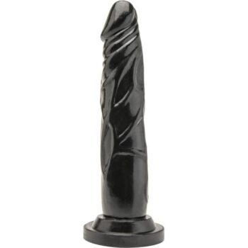 GET REAL - DONG 18 CM NOIR-GET REAL-sextoys-lingerie-bdsm-hygiène-sexshop