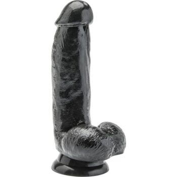 GET REAL - GODE 12 CM AVEC BOULES NOIRES-GET REAL-sextoys-lingerie-bdsm-hygiène-sexshop
