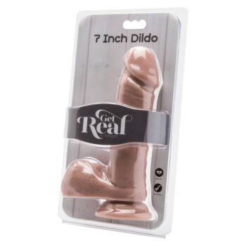 GET REAL - GODE 18 CM AVEC BILLES EN PEAU-GET REAL-sextoys-lingerie-bdsm-hygiène-sexshop