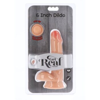 GET REAL - GODE DOUBLE DENSITÉ 17 CM BALLES PEAU-GET REAL-sextoys-lingerie-bdsm-hygiène-sexshop