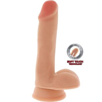 GET REAL - GODE DOUBLE DENSITÉ 17 CM BALLES PEAU-GET REAL-sextoys-lingerie-bdsm-hygiène-sexshop