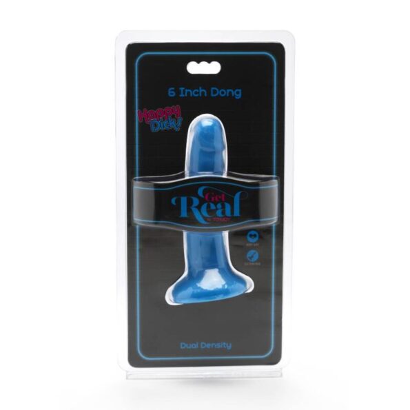 GET REAL - HAPPY DICKS DONG 12 CM BLEU-GET REAL-sextoys-lingerie-bdsm-hygiène-sexshop