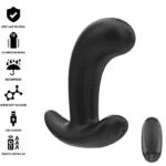 INTENSE - CHANDLER ANAL PLUG 10 VIBRATIONS NOIR TÉLÉCOMMANDE-INTENSE ANAL TOYS-sextoys-lingerie-bdsm-hygiène-sexshop