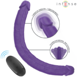 INTENSE - GUNTER DILDO DOUBLE VIBRATEUR 40 CM VIOLET TÉLÉCOMMANDE-INTENSE FUN-sextoys-lingerie-bdsm-hygiène-sexshop