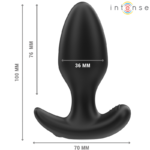 INTENSE – JOEY ANAL PLUG 10 VIBRATIONS NOIR TÉLÉCOMMANDE