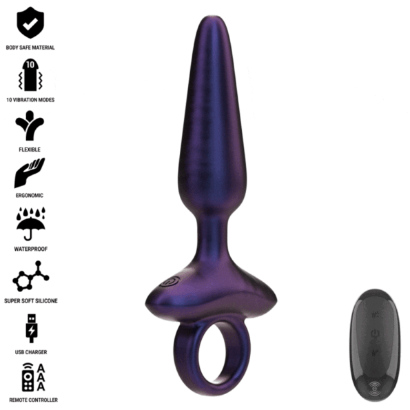 INTENSE - MARLON PLUG ANAL VIBRANT MODÈLE 4 TÉLÉCOMMANDE-INTENSE ANAL TOYS-sextoys-lingerie-bdsm-hygiène-sexshop