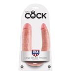 KING COCK - GODE DOUBLE PÉNÉTRATION 17.8 CM NATUREL-KING COCK-sextoys-lingerie-bdsm-hygiène-sexshop