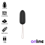 ONLINE - OEUF VIBRANT TÉLÉCOMMANDE L NOIR-ONLINE-sextoys-lingerie-bdsm-hygiène-sexshop