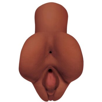 PDX PLUS - MASTURBATEUR DOUBLE MARRON CHOISISSEZ VOTRE PLAISIR-PDX PLUS+-sextoys-lingerie-bdsm-hygiène-sexshop