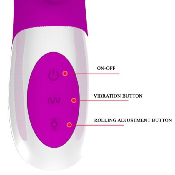 PRETTY LOVE - ADRIAN RECHARGEABLE MULTIFONCTION-PRETTY LOVE SMART-sextoys-lingerie-bdsm-hygiène-sexshop