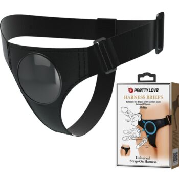 PRETTY LOVE - HARNAIS UNIVERSEL NOIR-PRETTY LOVE-sextoys-lingerie-bdsm-hygiène-sexshop